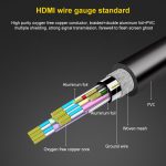 18 cm 19-poliges HDMI-Kabel von Buchse zu Buchse (schwarz) – Bild 4