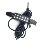 Free Hole Guitar Sound Tonabnehmer mit Kabel (schwarz) – Bild 2
