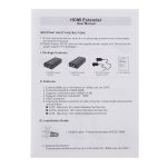 HDMI-Extender über ein einzelnes UTP CAT5e / 6-Kabel, Übertragungsentfernung: 100 m – Bild 7