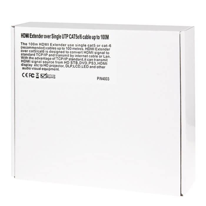 HDMI-Extender über ein einzelnes UTP CAT5e / 6-Kabel, Übertragungsentfernung: 100 m – Bild 8