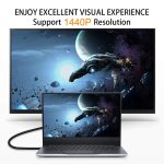 17 cm 90-Grad-Micro-HDMI-Kabeladapter von rechts nach HDMI-Buchse (schwarz) – Bild 6