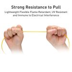 LC-FC Dual-Core-Single-Mode-Glasfaser-Jumper, Länge: 3 m – Bild 4