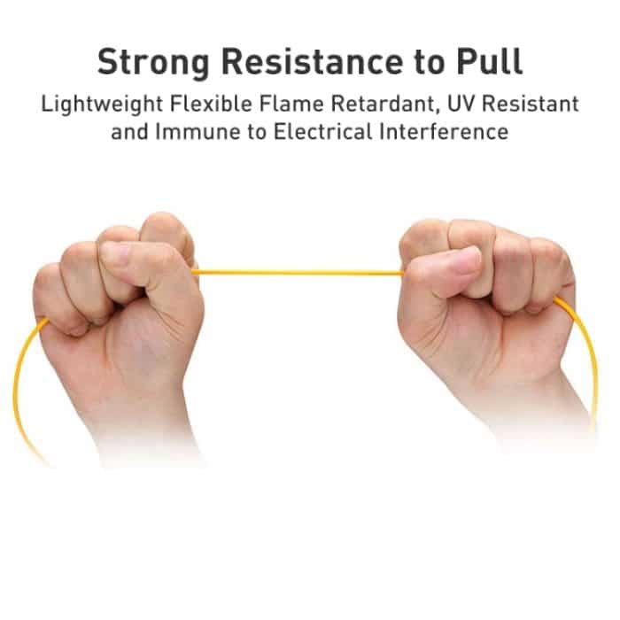 LC-FC Dual-Core-Single-Mode-Glasfaser-Jumper, Länge: 3 m – Bild 4