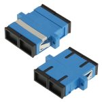 SC-SC Multimode-Duplex-Faserflansch / Anschluss / Adapter / Lotus-Root-Gerät (blau)