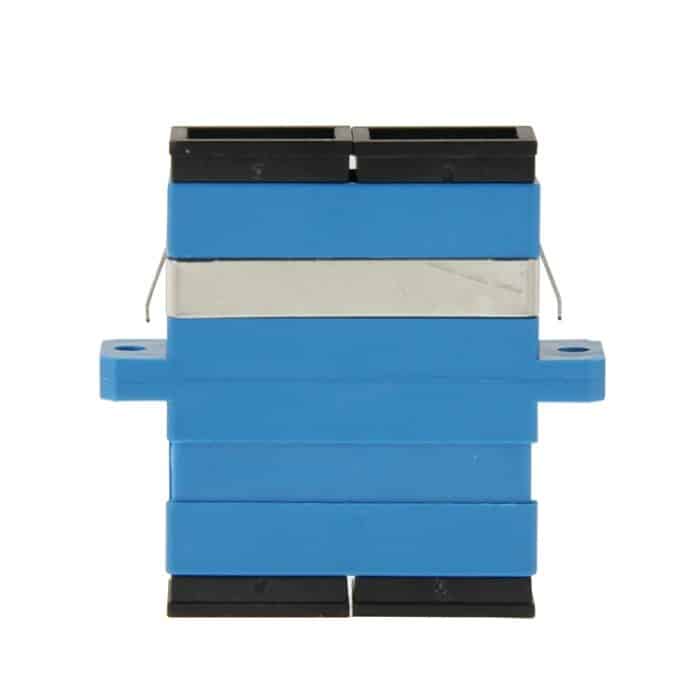 SC-SC Multimode-Duplex-Faserflansch / Anschluss / Adapter / Lotus-Root-Gerät (blau) – Bild 2
