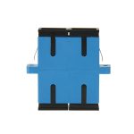 SC-SC Multimode-Duplex-Faserflansch / Anschluss / Adapter / Lotus-Root-Gerät (blau) – Bild 3
