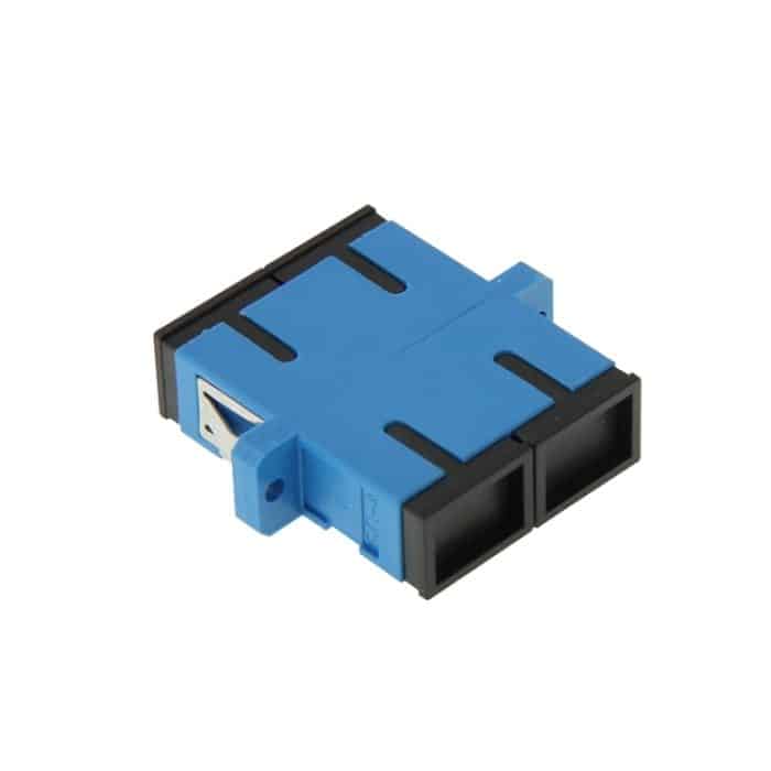 SC-SC Multimode-Duplex-Faserflansch / Anschluss / Adapter / Lotus-Root-Gerät (blau) – Bild 5