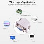 DVI-I-Stecker Dual-Link 24 + 5 auf 15 Pin VGA Buchse Video-Monitor-Adapter-Konverter – Bild 4