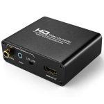 HDV-339 Full HD HDMI zu DVI + Digitaler Koaxial-/Analog-Stereo-Audio-Konverter-Adapter