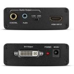 HDV-339 Full HD HDMI zu DVI + Digitaler Koaxial-/Analog-Stereo-Audio-Konverter-Adapter – Bild 4