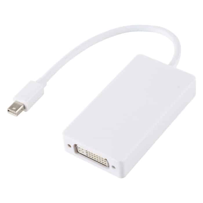 3 in 1 Mini DisplayPort Stecker auf HDMI + VGA + DVI Buchse Adapter Konverter für Mac Book Pro Air, Kabellänge: 18 cm, Mini DP to HDMI+VGA+DVI (Good) – Bild 3