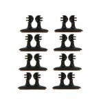 8 Stück DM-003 Autokabel praktischer Bündelclip mit Kleber, DM-003(Black), DM-003(Beige) – Bild 2