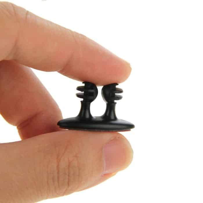 8 Stück DM-003 Autokabel praktischer Bündelclip mit Kleber, DM-003(Black), DM-003(Beige) – Bild 4