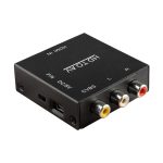 HDV-M610 Mini-Größe Full HD 1080P HDMI-zu-AV / CVBS-Videokonverter-Adapter (schwarz)