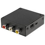 HDV-M610 Mini-Größe Full HD 1080P HDMI-zu-AV / CVBS-Videokonverter-Adapter (schwarz) – Bild 2