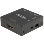HDV-M610 Mini-Größe Full HD 1080P HDMI-zu-AV / CVBS-Videokonverter-Adapter (schwarz) – Bild 3