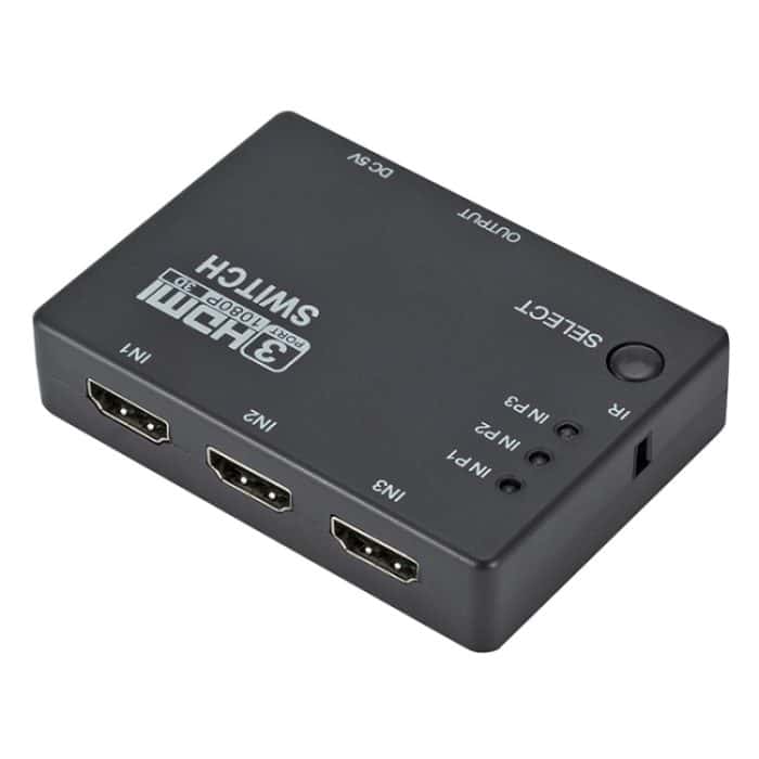 Full HD 1080P 3D HDMI 3x1-Schalter mit IR-Fernbedienung – Bild 2