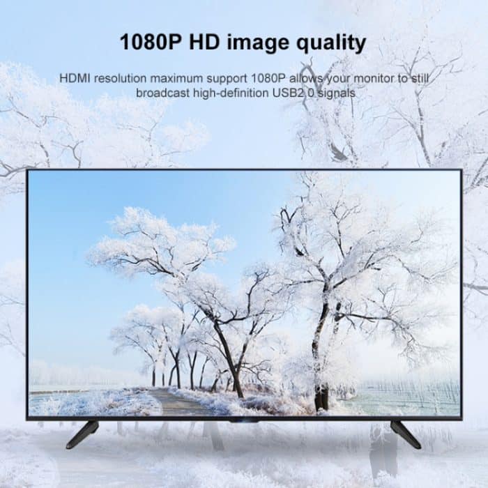 USB 2.0 zu HDMI HD Video Leader Converter für HDTV, unterstützt Full HD 1080P – Bild 5