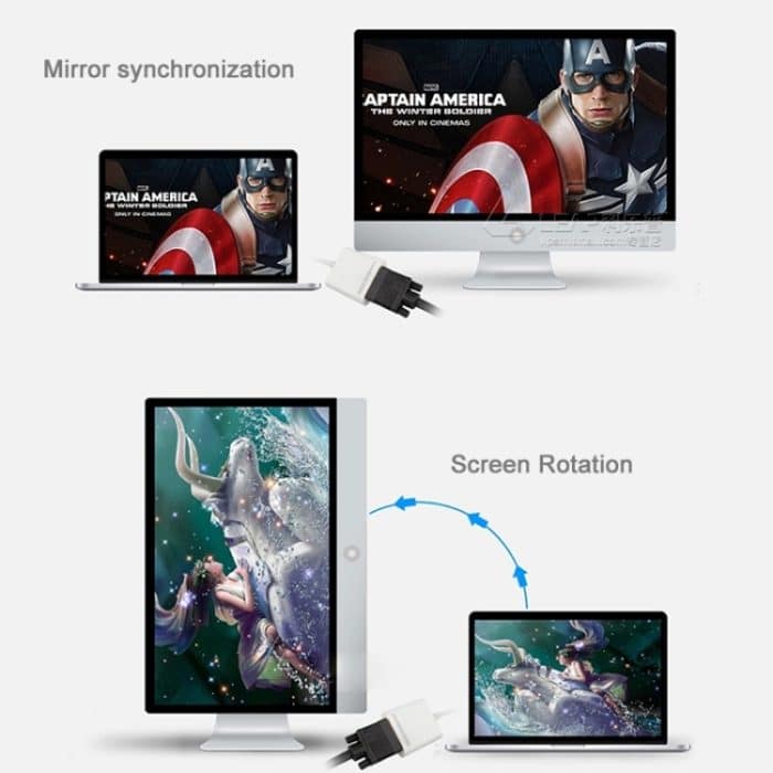 USB 3.0 zu VGA Multi-Display Adapter Converter Externe Video Grafikkarte – Bild 7