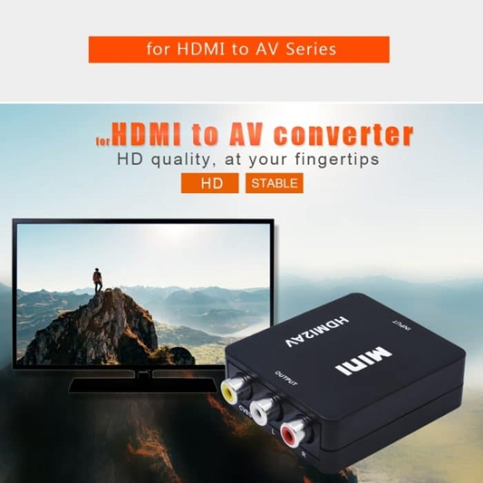VK-126 Mini HD HDMI zu AV / CVBS Videokonverter Adapter – Bild 16