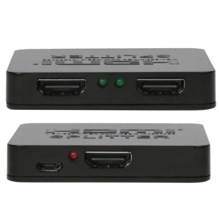 Mini Full HD 4K 1x2 HDMI 3D V1.4b Splitter für HDTV / STB / DVD / Projektor / DVR – Bild 3