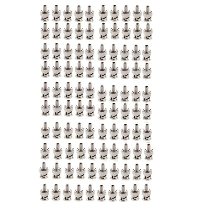 100 PCS UG1789 Crimp 3-in-1-BNC-Steckeradapter für RG59-Koaxialkabel – Bild 4