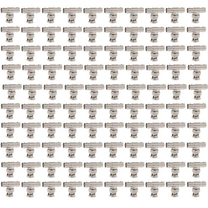 100 PCS UG274U BNC T Typ 1 Stecker auf Dual BNC Buchse Adapter – Bild 4