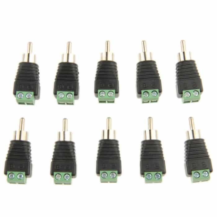 10 Stück grüner RC-Netzteiladapter-Anschlussstecker – Bild 4