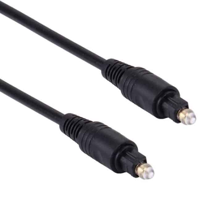 Toslink-Kabel für digitale Audio-Glasfaser, Kabellänge: 1 m, Außendurchmesser: 4,0 mm (vergoldet) – Bild 4