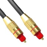 Toslink-Kabel für digitale Audio-Glasfaser, Außendurchmesser: 5,0 mm, Länge: 1,5 m