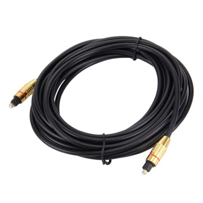 Digital Audio Optical Fiber Toslink-Kabel, Kabellänge: 5 m, Außendurchmesser: 5,0 mm – Bild 3