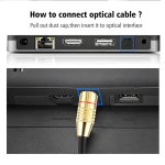Digital Audio Optical Fiber Toslink-Kabel, Kabellänge: 1 m, Außendurchmesser: 5,0 mm – Bild 4