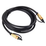 Digital Audio Optical Fiber Toslink-Kabel, Kabellänge: 2 m, Außendurchmesser: 5,0 mm