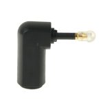 Hochwertiger vergoldeter quadratischer bis runder 90-Grad-Glasfaseradapter für optische Glasfasern – Bild 4