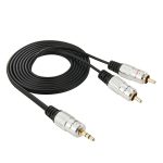 3,5 mm Klinken-Stereo-2-Cinch-Stecker-Audiokabel, Länge: 1,5 m – Bild 2