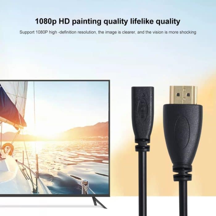 20 cm HDMI-Stecker auf Micro-HDMI-Buchse Adapterkabel – Bild 6