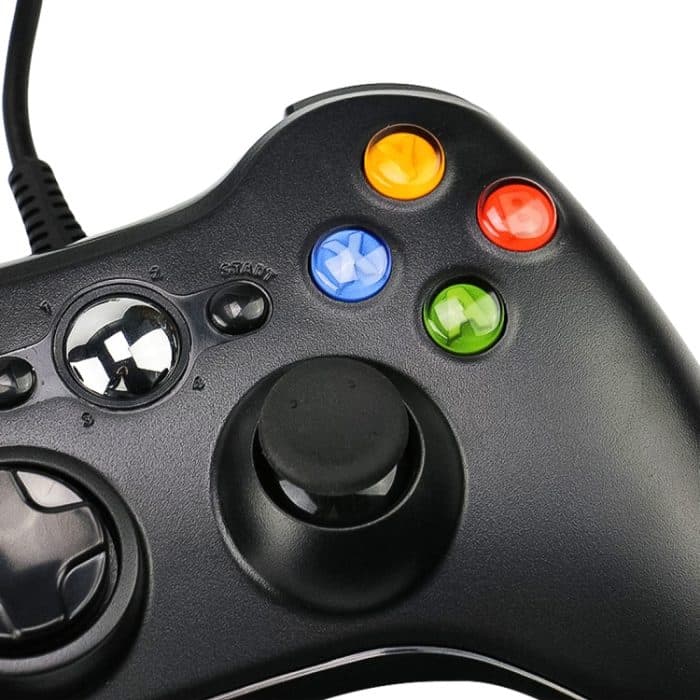 USB 2.0 Wired Controller Gamepad für XBOX360, Plug and Play, Kabellänge: 2,5 m, For XBOX360, For XBOX360 (Black) – Bild 6