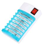 1 W effiziente 4-LED-Moskito-Killer-Nachtlampe, EU-Stecker, AC 220 V (blau) – Bild 5