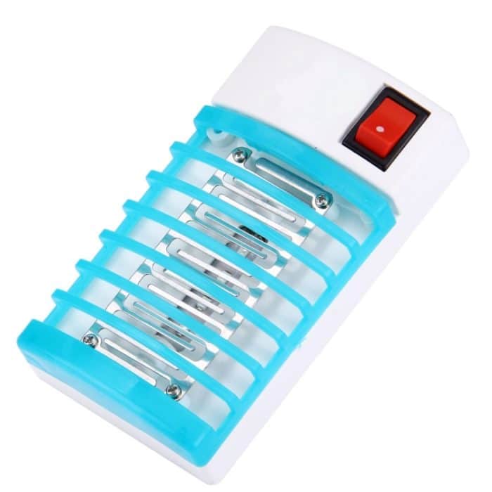 1 W effiziente 4-LED-Moskito-Killer-Nachtlampe, EU-Stecker, AC 220 V (blau) – Bild 5