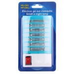 1 W effiziente 4-LED-Moskito-Killer-Nachtlampe, EU-Stecker, AC 220 V (blau) – Bild 6