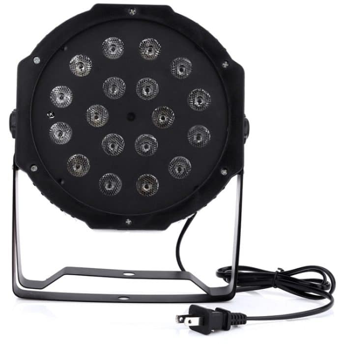 LED-B11 Kunststoff PAR Licht DMX512 10W 18 LED RGB Bühnenlicht, Master / Slave-Steuerung / Auto Run-Modus – Bild 2
