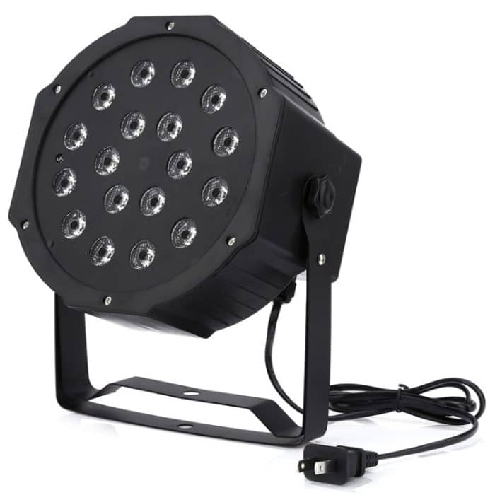 LED-B11 Kunststoff PAR Licht DMX512 10W 18 LED RGB Bühnenlicht, Master / Slave-Steuerung / Auto Run-Modus – Bild 3