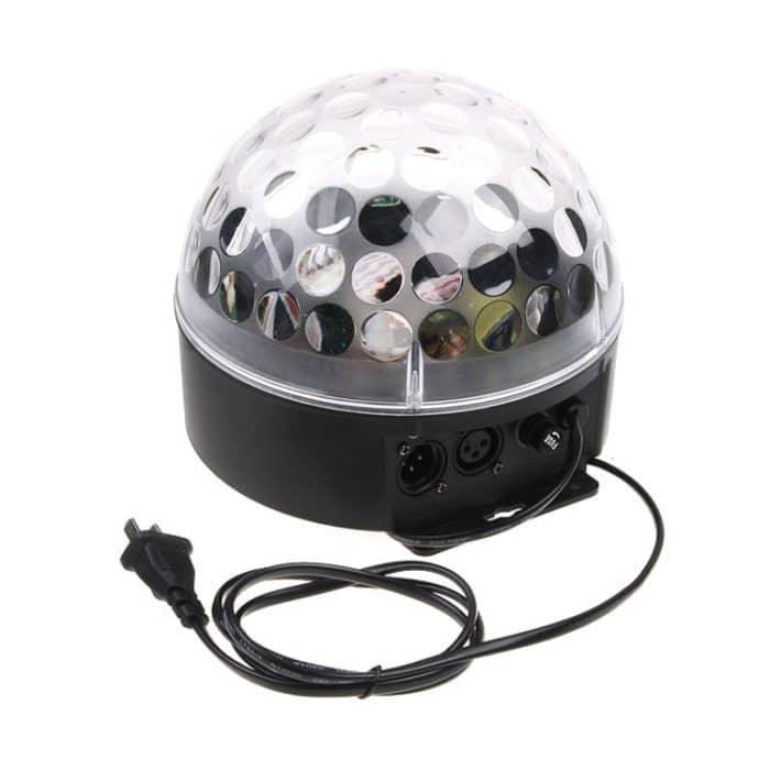 Multifunktions DMX512 10CH Crystal Magic Ball Light, RGB-LED mit Digitalanzeige, Support-Sound aktiviert – Bild 2
