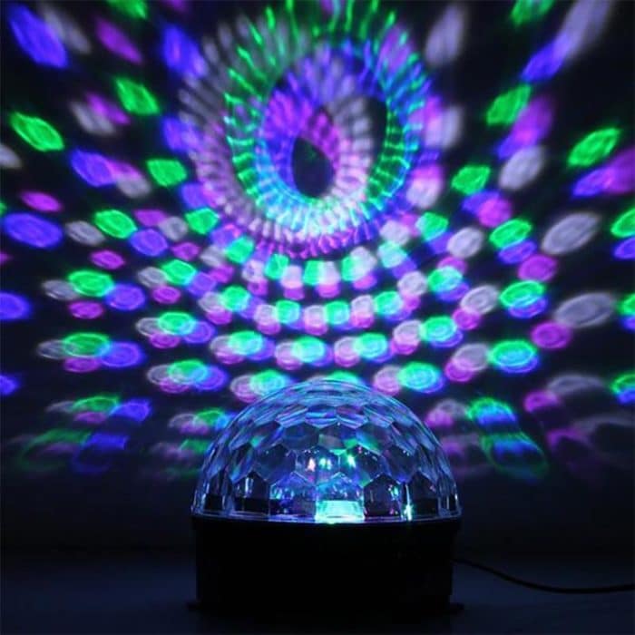 Multifunktions DMX512 10CH Crystal Magic Ball Light, RGB-LED mit Digitalanzeige, Support-Sound aktiviert – Bild 4