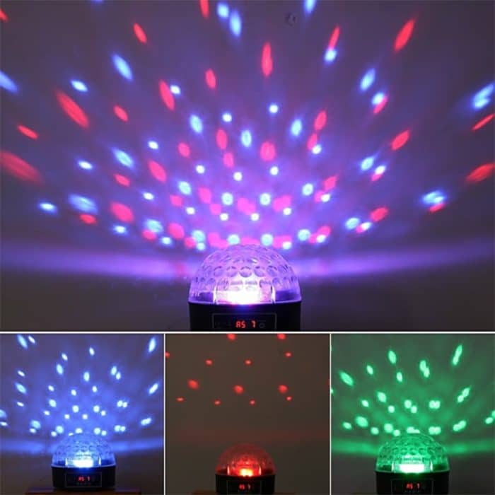 Multifunktions DMX512 10CH Crystal Magic Ball Light, RGB-LED mit Digitalanzeige, Support-Sound aktiviert – Bild 5