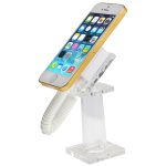 Universeller Einbrecher-Displayhalter / Display-Diebstahlschutz, ohne Alarm, Für iPhone, Samsung, HTC, LG, Sony, Huawei, Lenovo und andere Smartphones (Weiß)