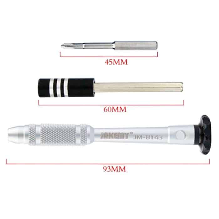 JAKEMY JM-8143 10-in-1-Werkzeugsatz für multifunktionale Schraubenzieher aus Aluminiumlegierung – Bild 3