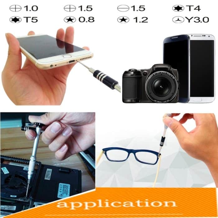 JAKEMY JM-8143 10-in-1-Werkzeugsatz für multifunktionale Schraubenzieher aus Aluminiumlegierung – Bild 5