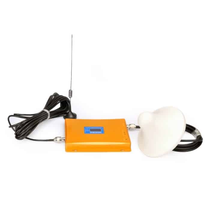 Mobile LED WCDMA 2100MHz & GSM 900MHz Signalverstärker / Signalverstärker mit Saugantenne (Gold) – Bild 2