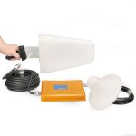 Mobile LED WCDMA 2100MHz & GSM 900MHz Signalverstärker / Signalverstärker mit logarithmischer periodischer Antenne (Gold) – Bild 2